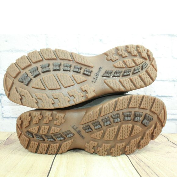 LL Bean Storm Chaser 5 Brown Leather Waterproof Insulated Duck Boots Size 9 M - Picture 9 of 9